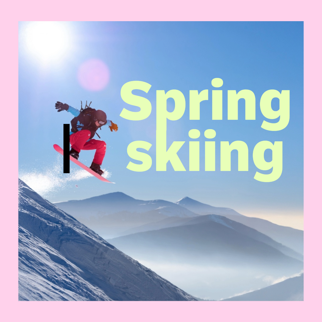 春スキー(5月7以降）の営業について　Spring Skiing