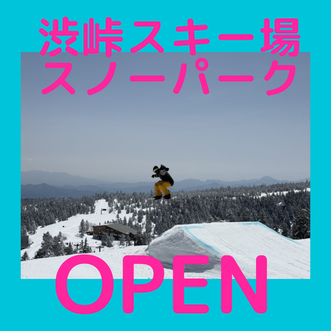期間限定 渋峠エリアにスノーパーク誕生
